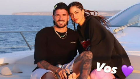 Ngôi sao Atletico Madrid hục hặc với bồ