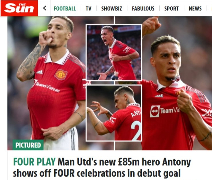 Báo chí Anh phát cuồng với màn hồi sinh của Man United