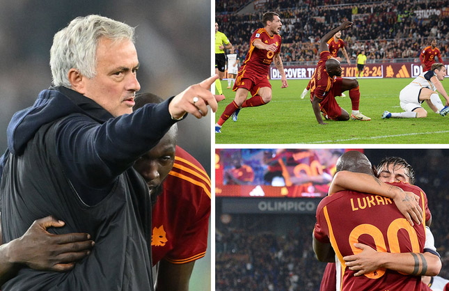 Lukaku ôm Mourinho khóc nức nở sau màn thể hiện điên rồ
