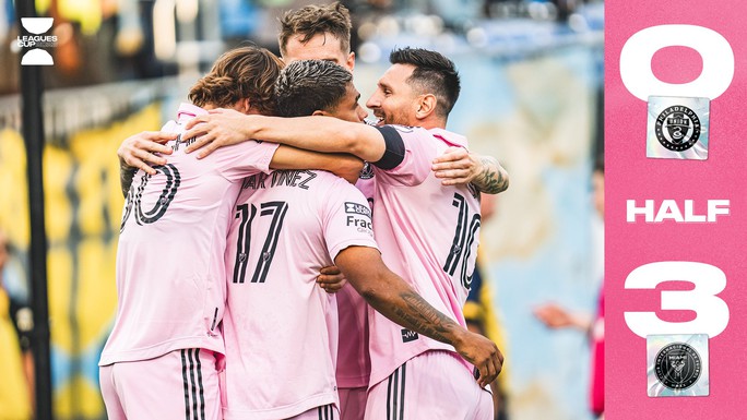 Messi ghi bàn 6 trận liên tiếp, Inter Miami vào chung kết Leagues Cup