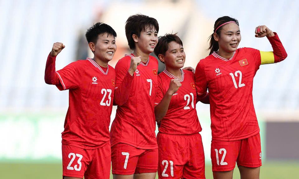 Đội tuyển bóng đá nữ Việt Nam đứng đầu Đông Nam Á