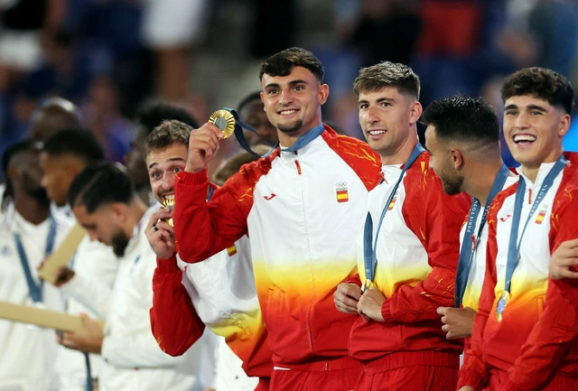 Sau 120 phút kịch tính, Tây Ban Nha đoạt HCV bóng đá nam Olympic 2024