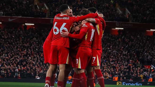 Vòng 27 Giải Ngoại hạng Anh: Liverpool thẳng tiến lên ngôi vô địch